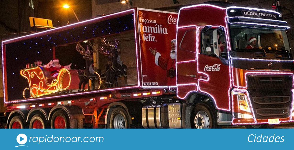 Caminhão Coca Cola Caravana Natal em Promoção na Americanas