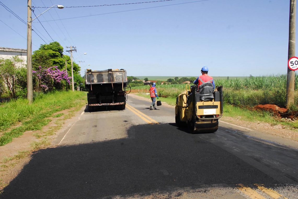 Rodovia que dá acesso ao bairro Tanquinho recebeu a operação na última semana - Foto Justino Lucente CCS