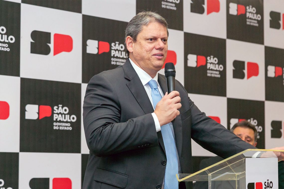 Governador de São Paulo Tarcísio de Freitas  - Foto: Governo de SP /  Divulgação