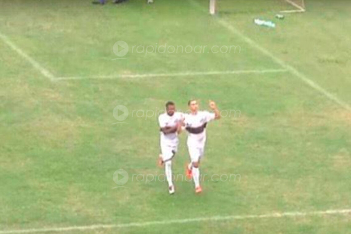 Ryan Souza comemora gol de pênalti do Independente em Rio Preto. Foto: Reprodução
